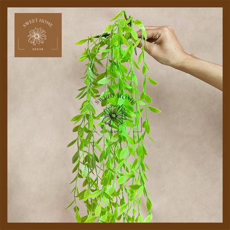 Jual Bunga Daun Hoya Costa Hanging Leaf Bunga Plastik Bunga Palsu