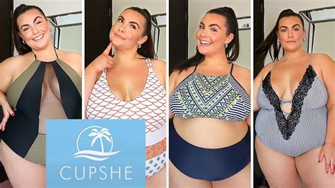 Affordable Af Plus Size Cupshe Swimwear Try On Haul Uk Ad Youtube