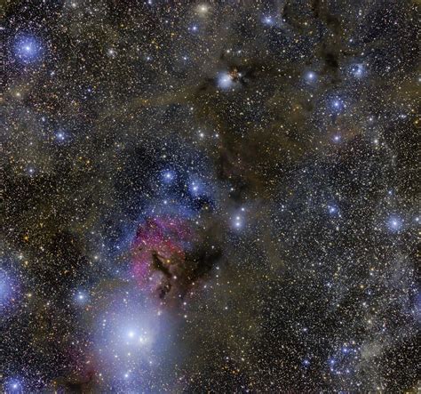 Perseus Giant Molecular Cloud With Star Nurseries Ic348 And Ngc1333 Sky