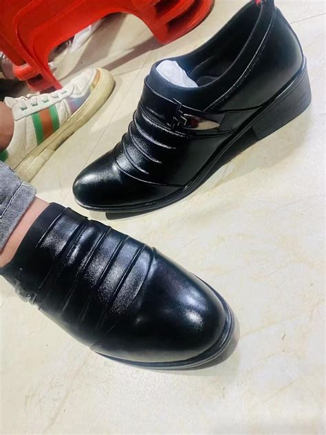 Men's retro business casual leather shoes – istylemall