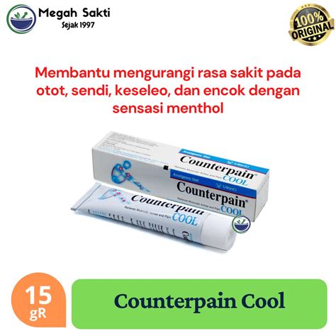 Jual Megah Sakti Counterpain Cool 15 GR Gel Pereda Nyeri Otot