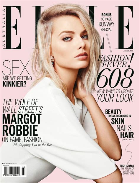 Margot Robbie Elle Magazine Australia March Cover Fashion