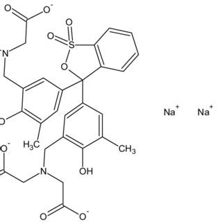 Chemical structure of xylenol orange tetra sodium | Download Scientific ...