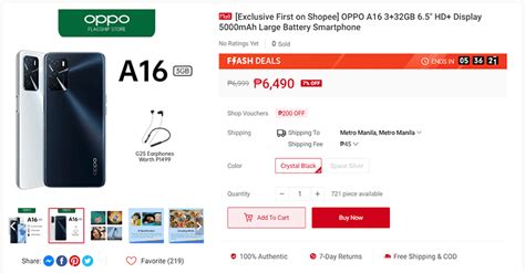 Oppo A Gb Launches On Shopee Philippines Priced At Php