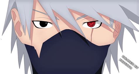 Kakashi Hatake Colored By Uendy On Deviantart