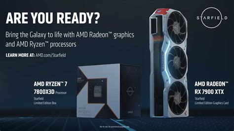 AMD Unveils Limited Edition Starfield Radeon and Ryzen Models