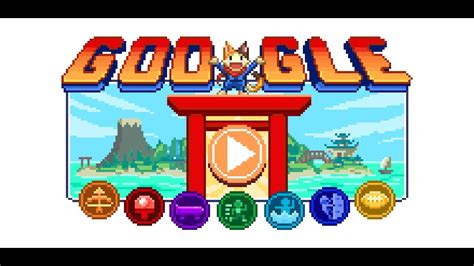 Google Doodle Champion Island Games 10:54 - doodlechampion.com