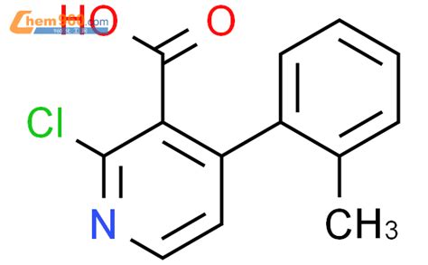 544671 98 9 3 Pyridinecarboxylic acid 2 chloro 4 2 methylphenyl CAS号