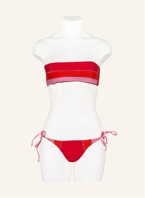 PILYQ Triangel Bikini Hose AVALON In Rot Rosa