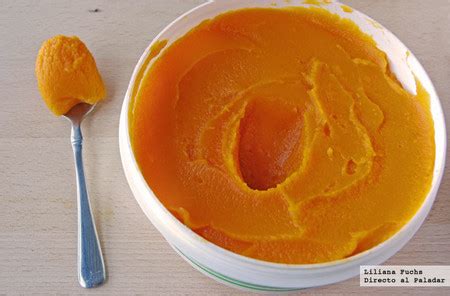 Puré de calabaza para repostería Receta de cocina fácil sencilla y