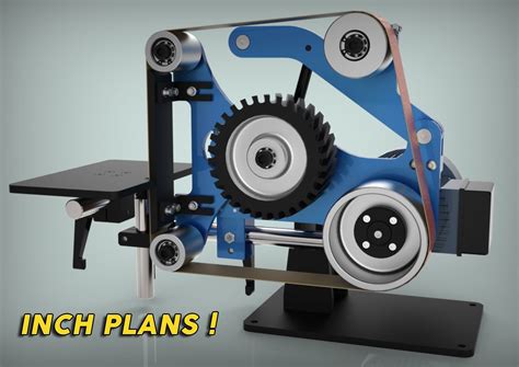 X Tilting Belt Grinder Plans Pdf And Dxf Files Included Inch Plans