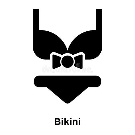 Vector Del Icono Del Bikini Aislado En El Fondo Blanco Concepto Del