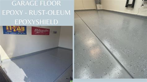 Epoxy Garage Floor Transformation Rust Oleum