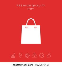 Shopping Bag Symbol Stock Vector (Royalty Free) 1092649895 | Shutterstock