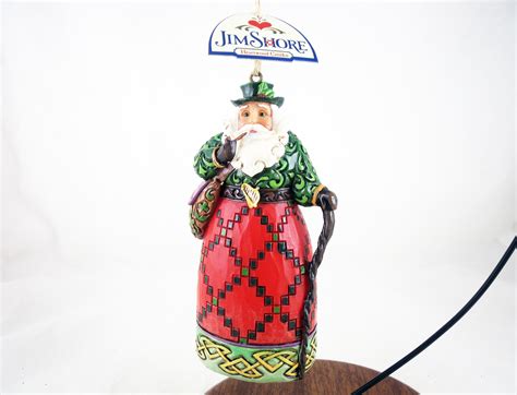 Irish Santa Hanging Resin Christmas Ornament Santas Around The