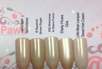 Nude Or Neutral Holographic Polish Comparisons Polish And Paws