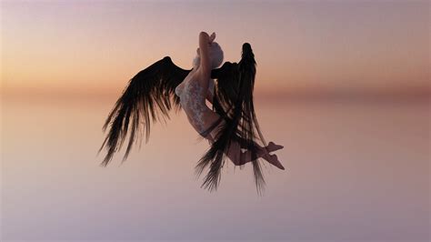 Download Angel, Wings, Sunset. Royalty-Free Stock Illustration Image ...