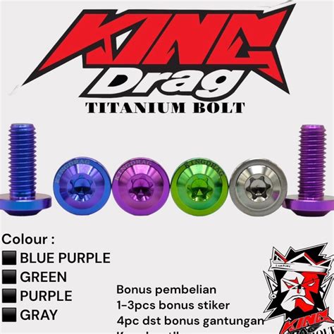 Jual Le Baut Titanium Bolt Piringan Cakram Disc Harga Satuan Bisa Untuk