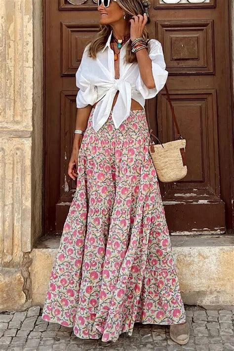 Boho Maxi Skirt