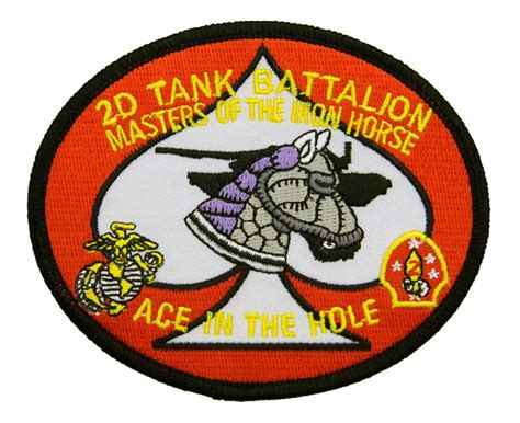 USMC 2nd Tank Battalion Patch | Flying Tigers Surplus