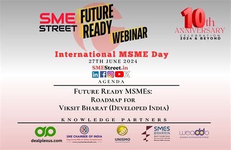 Smestreet Celebrates International Msme Day By Launching Future Ready