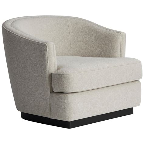 romana lounge chair  white boucle fabric  sale  stdibs