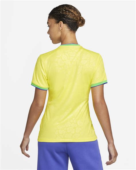 Brasilien 2022 23 Stadium Home Nike Dri FIT Fußballtrikot für Damen