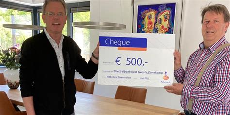 Jubileumt Namens De Rabobank Oost Twente In Denekamp Voedselbank