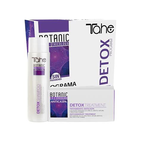 Kit Shampoo Y Tratamiento Anticaspa Botanic Tricology Detox Tahe