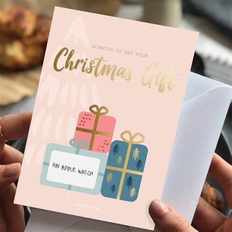 Christmas Gift Surprise Scratch Card By Rodo Creative In Manchester