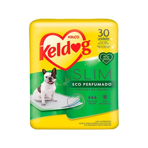 Tapete Higiênico Keldog Slim Eco Perfumado para Cães 30 Unid