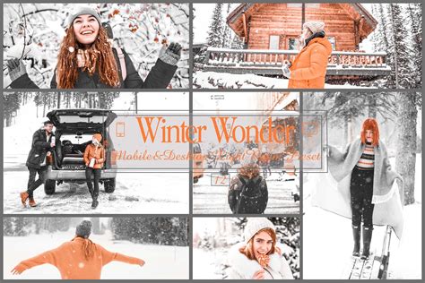 12 Winter Wonder Lightroom Presets Graphic By Mattte Studio Creative