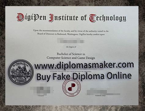 How Much For Fake Digipen Institute Of Technology Degree