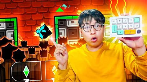 Jugu Con Un Mini Teclado En Geometry Dash Youtube