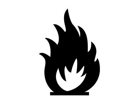 Fire Flames Svg Silhouette Fire Flames Clipart Fire Flames Cut