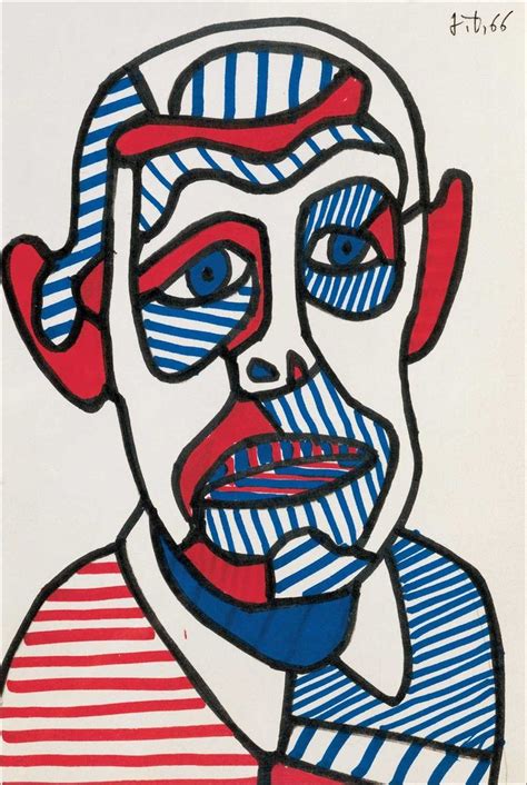 Jean Dubuffet · Self Portrait · 1966 · Fondation Jean Dubuffet · Paris