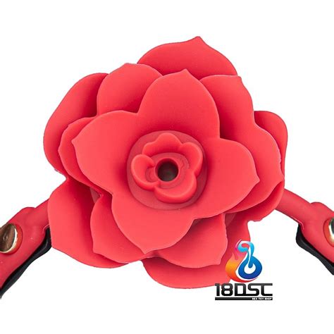Secret Kisses Rosegasm Bloom Silicone Mouth Gag Dsc Sex Toys Shop