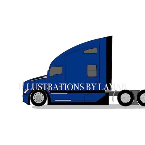 Kenworth T680 Svg Etsy