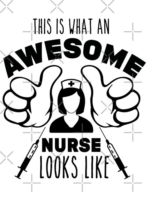 This Is What An Awesome Nurse Looks Like Poster For Sale By