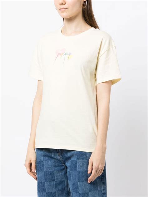 Musium Div Graphic Print Cotton T Shirt Farfetch