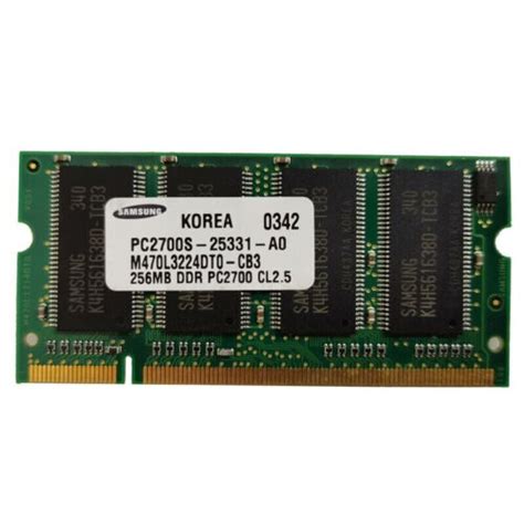 Samsung Mb So Dimm Mhz Pc Ddr Memory Ram Pc S