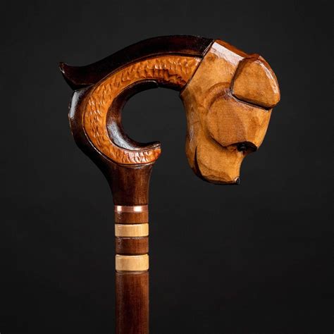 Dog Head Walking Cane, Unique Animal Walking Canes - King Of Canes ...