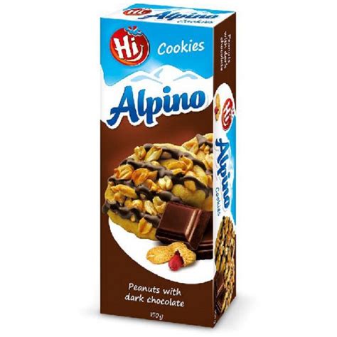 Alpino keksz 150 g mogyoróval csokoládé öntettel Webáruház 0 Ft