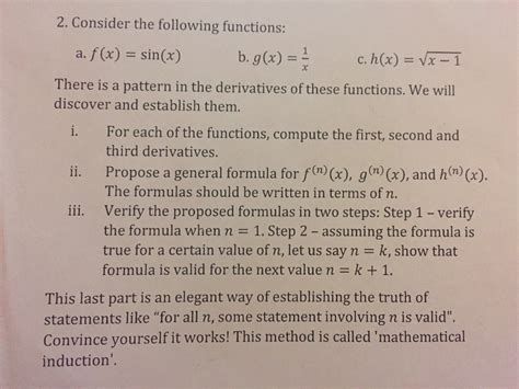 Solved Consider The Following Functions F X Sin X Chegg