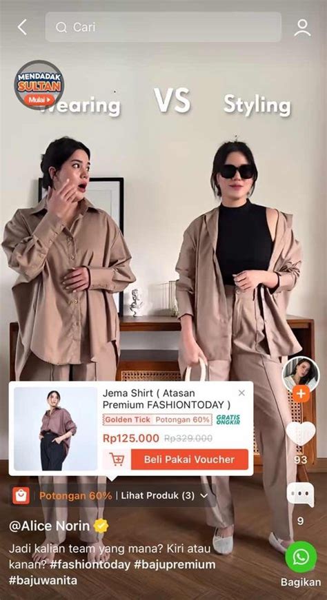 Kisah Sukses Alice Norin Dan Nella S Style Manfaatkan Shopee Live Untuk