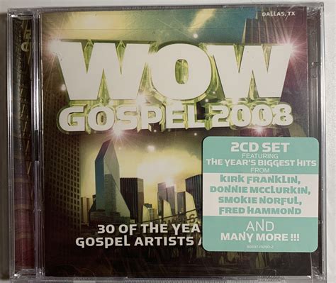 Various Artists Wow Gospel 2008 Double Cd New Top Gospel Artists 30 Songs 886971929027 Ebay