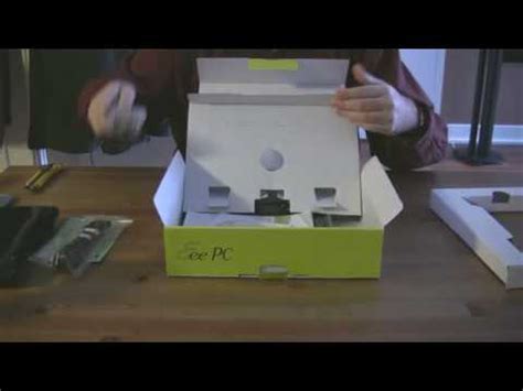 Unboxing The Eee PC 900HA Dining Room Table Quickie YouTube