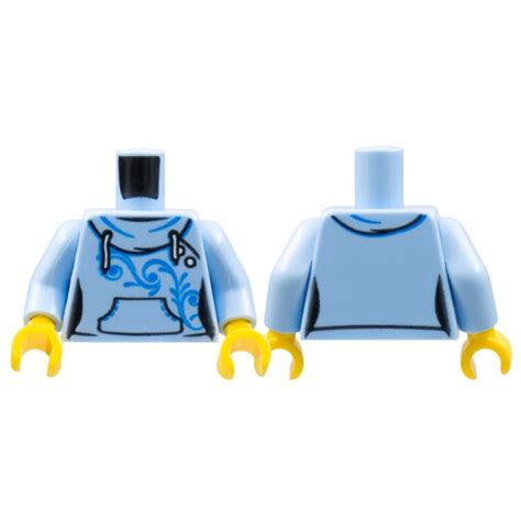 Torses Lego Lego Mini Figurine Torse Femme Imprim E Aq La