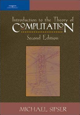 Introduction To The Theory Of Computation Edition By Michael Sipser