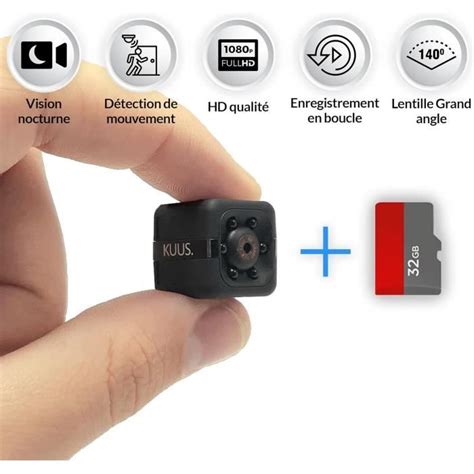 C1 Mini Camera Espion Camera Surveillance Intérieure Discrète